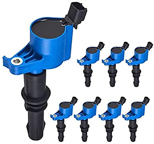 Ena Set Of 8 Premium Ignition Coil Pack Compatible With Ford F150 F250 F3520 F440 F550 Mustang Gt Expedition Explorer 4.6L 5.4L V8 Replacement For Dg511 C1541 Fd508 #TOP12