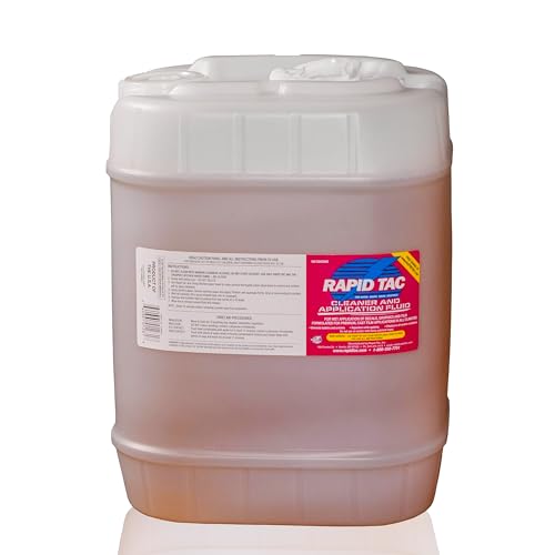 Rapid Tac Application Fluid 640 oz (5 Gallon) | Aids in Bubble-Free Application | Re-Positionable Formula | Bonds in as Little as 90 Seconds | Use for Vinyl Wraps Decals and Stickers