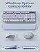Wireless Keyboard and Mouse Combo - 9 Backlit Effects, Wrist Rest, Double-Shot Keycaps, Metal Panel, Long-Lasting Rechargeable, 2.4G Keyboard Mouse Set for Windows Mac PC Laptop – Sablute (Purple)