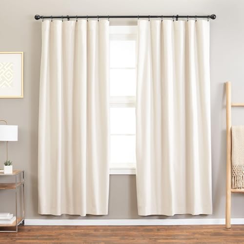 Azmoncy SHAPPY-CURTAIN RINGS-01 16 Pack Curtain Rings With Clips, Window Clip Rings Black Curtain Hooks Hangers Clip Rings thumb #5