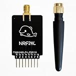 NRF24 Expansion Board for Flipper Zero – 2.4GHz Interface with 18 GPIO Pins, Developer Add-on for Testing and Custom Projects (Black)