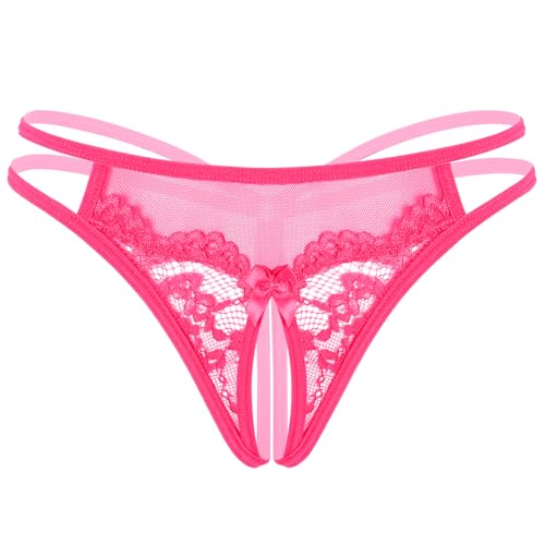 Image of Avidlove Women Lace Panties Floral Lace Briefs Mesh Hollow Out G-String Thongs T-back Underwear 1-4 Pack