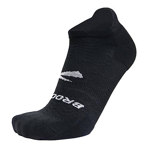 Image of Brooks Run-In No Show Socks, Athletic Running Socks, Comfort Fit, 3-Pack