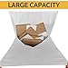 Nevkha Slimline Mail Slot Catcher, Post Letter Box Cage Ideal for UPVC, Glass, Wood and Metal Doors. Strong Adhesive Letters, Small Packages, Magazines. No Screws or Tools Required