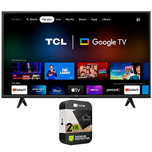 Image of TCL 50S446 50 inch Class 4-Series 4K UHD HDR Smart Google TV Bundle with 2 YR CPS Enhanced Protection Pack