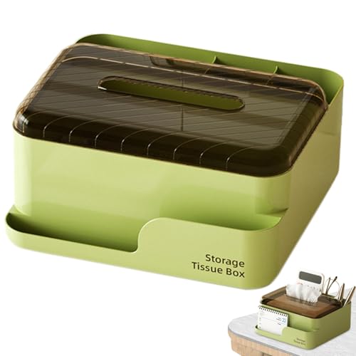 Titular de Papel higiénico – Soporte de de pañuelos, dispensador de Estuches de servilletas de Mesa | Contenedor dispensador de Toallas de de Papel de Seda, Almacenamiento de Escritorio de