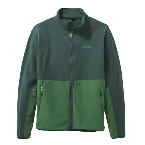Image of MARMOT Men's Rocklin Full-Zip Jacket - Classic, Warm, Lightweight 100-Weight Fleece Layer