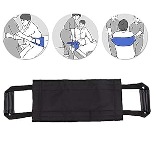 Transfer belt, non-slip lifting Durable transfer belt with handles, transfer belt ensure safe transfers from car, bed, wheelchairs