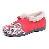 Doublure en polaire confortable et pantoufles chaudes : parfaites pour les saisons froides ! Ces pantoufles pour femme sont équipées d'une doublure en polaire douce qui conserve la chaleur de manière optimale et assure une sensation de confort et de chaleur au pied. Idéal comme pantoufles chaudes pour l'hiver