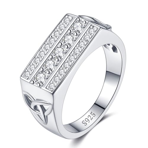 LOIPURI Round Cut Moissanite Engagement Ring