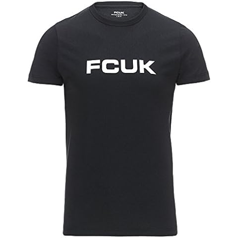 French Connection Fcuk Classic Black T-Shirt Medium Cover