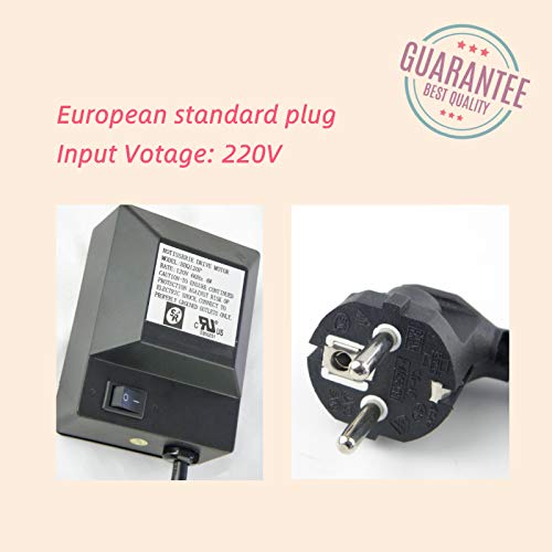 CHANCS Barbecue-Motor Universal BBQ Gas Grill Rotisserie Elektromotor Ersetze BBQ (Grill) Motor 220V AC 4W 2,5/3RPM Halten Sie 15kg 3 Pins Stecker