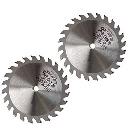 Disco de tallado de madera de 120mm y 24 dientes, hoja de sierra Circular, cortador de disco, Metal y plástico for amoladora angular for disco de corte de Metal, 2 uds.