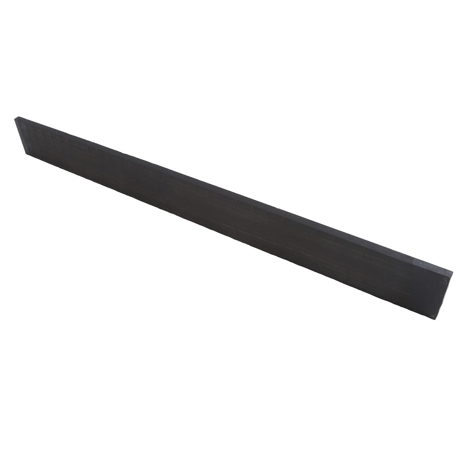Ebenholz-Griffbrett für E-Bass, Hohe Härte, DIY-Ersatz für den Gitarrenbau von Saiteninstrumenten (BLACK)