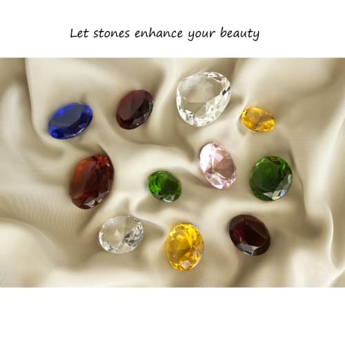 14K White Gold Created Sapphire 8mm Round Stud Earrings4