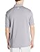 adidas Golf Men's UV Elements Tonal Stripe Polo Shirt, Mid Grey, Large