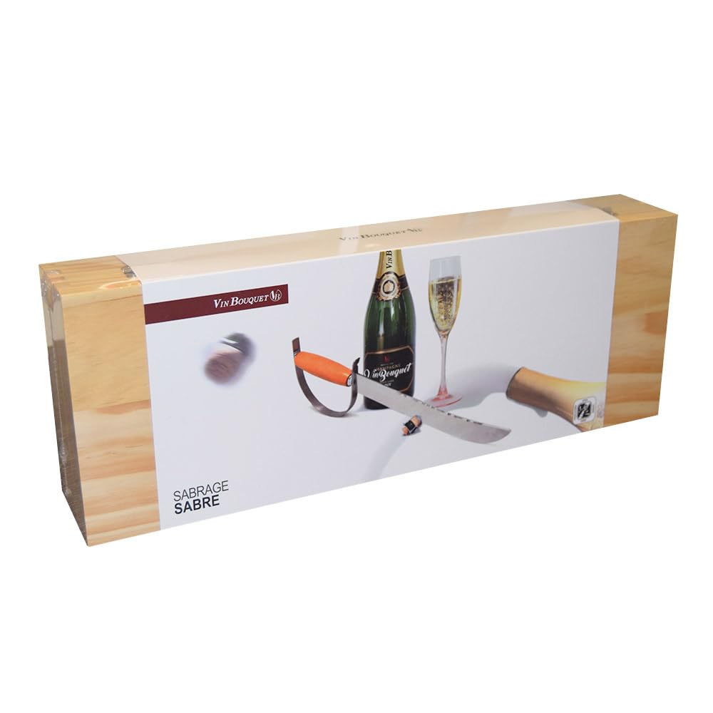 Vin Bouquet FID 222 Sable Champagnersäbel, Edelstahl, Silber, 47 x 17 x 6.5 cm