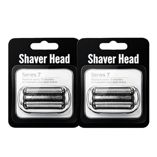73S Series 7 Replacement Shaver Head for Braun S7 360 Flex Compatible Replacement Blades for Braun Series 7 7020s 7025s 7027cc 7071cc 7075cc 7085cc (2PCS)