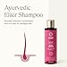 khadi ROSE REPAIR Ayurvedic Shampoo - Intensive regeneration & nourishing care for damaged hair - 100% natural & silicone-free - 6.7 fl oz