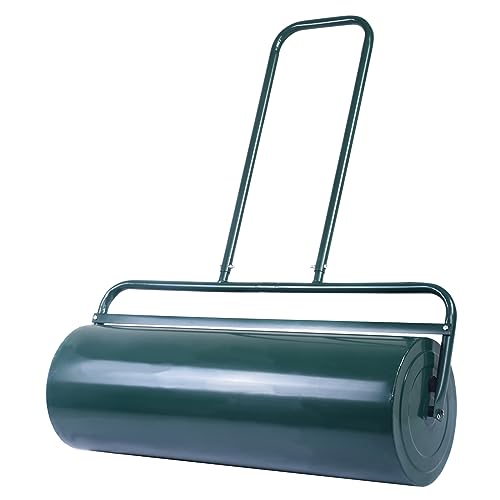 COSTWAY Rullo per Prato 90cm Ø30, 63L Verde