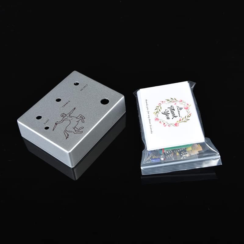 DIY Overdrive Guitar Pedal All Kits With 1590BB Style Aluminum Box and 3PDT Foot Switch True Bypass, Silver (LT-1590BB-KLS02)