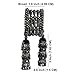 Efulgenz Indian Oxidized Jewelry Bracelet Set Boho Indian Oxidized Bracelet for Women Metal Ball Beaded Layered Jhumki Hanging Latkan Tassel Bracelet Fashion Statement Jewelry for Women