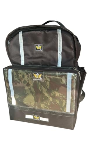 Bag/Mochila Para Delivery Isopor Laminado 45 Litros - Camuflada C/Preto