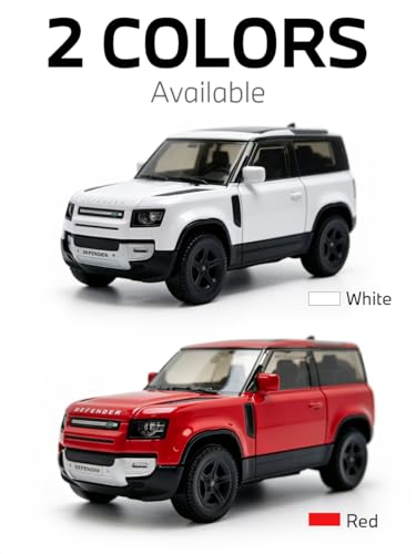 Auto a escala 1:43 Land Rover Defender 90 de metal fundido miniatura 4