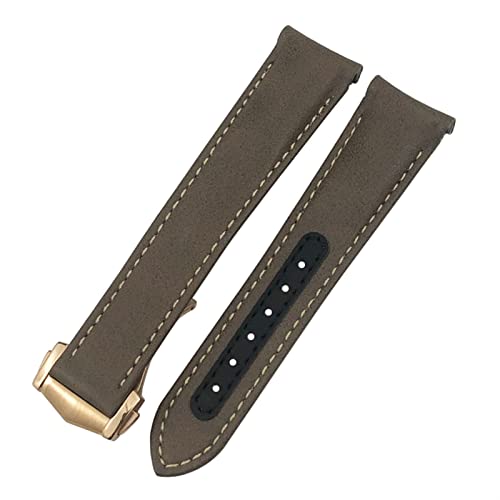 Bracelet montre cuir véritable 19/20/21mm sangle adaptée pour Omega Seamaster 300