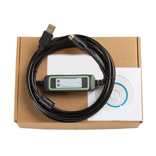Cable de programación PLC de 3m para automatización industrial y descarga de datos TSXPCX3030-C