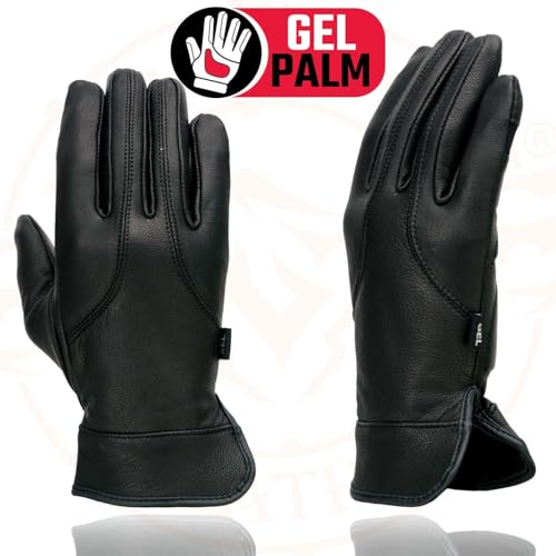 Image of Milwaukee Leather Women's Leather Lightweight Motorcycle Lined Driving Hand Gloves - X-Small