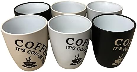 150 ml ceramicznych filiżanek do kawy, 6 szt