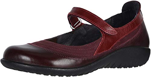 Image of NAOT Footwear Women's Kirei Maryjane with Cork Footbed and Arch Comfort and Support - Lightweight and Perfect for Travel- Removable Footbed