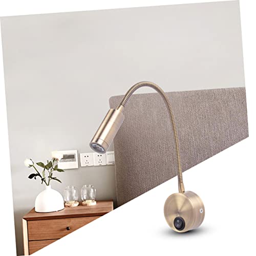 Lampe murale LED de lecture dore pour chambre liseuse chic