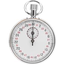Mechanical Stopwatch Round 0.1S Handheld Sports Chronograph Digital Sports Alarm Running Timer Equipment for Referee Cycling Physics Teaching
