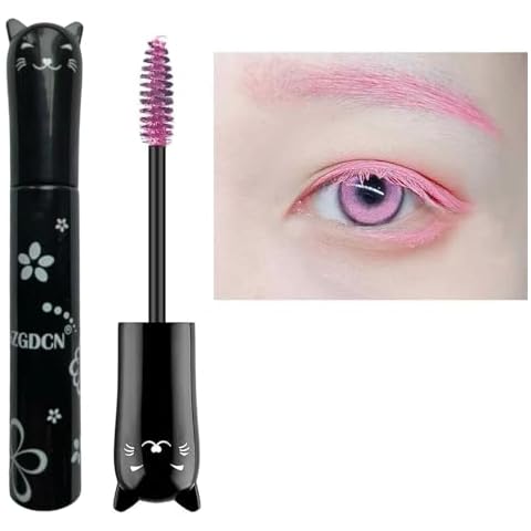 Pink Color Mascara for Long-lasting Dramatic Volume Cover
