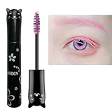 LGSZGDCN pink Mascara colored mascara Eyes Makeup Best Waterproof Fast Dry Eyelashes Curling Lengthening Eye Lashes Party Stage Use