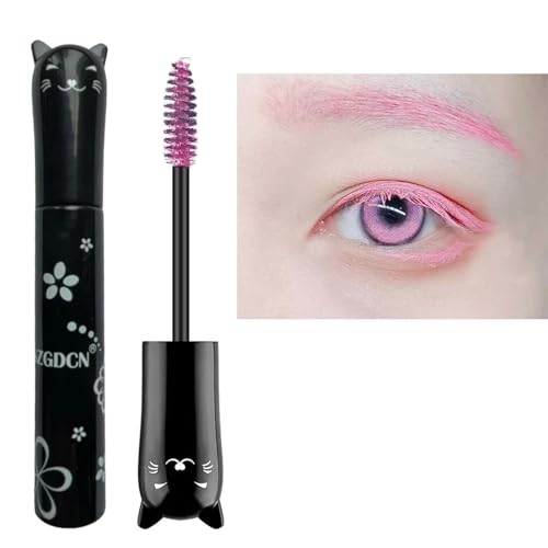 LGSZGDCN pink Mascara colored mascara Eyes Makeup Best Waterproof Fast Dry Eyelashes Curling Lengthening Eye Lashes Party Stage Use