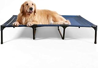 ANWA Elevated Dog Bed Large Size, Raised Dog Bed Outdoor Use, Portable Dog Cot Large Dogs