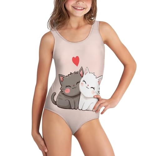 Image of JEOCODY Swimsuit for Girls One Piece Bathing Suit for Teens Crossback Hawaiian Beach Swimwear