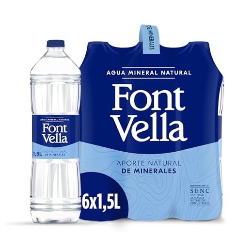 Font Vella Agua Mineral Natural, 6 x 1.5L