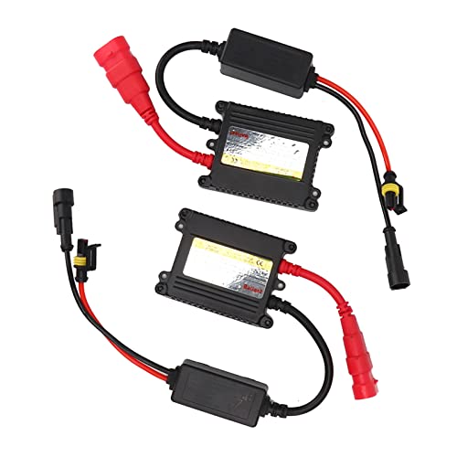 KIMISS Kit de conversión para balasto Digital Universal 12V 55W, 2 Piezas, Ideal para reemplazo de balasto DC, Compatible con lámparas halógenas, fácil instalación