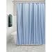iDesign Fabric Shower Curtain, Water-Repellent and Mold- and Mildew-Resistant Liner for Master, Guest, Kid's, College Dorm Bathroom, 72" x 72", Slate Blue