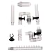 Poity Water Inflow Outflow Tube Aquarium Filter External Accessories HW-602B/HW-603B