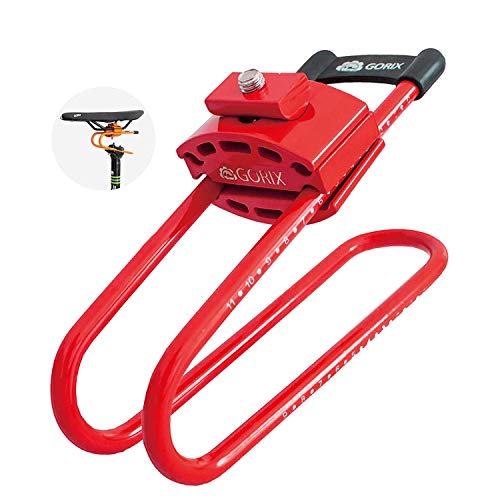 GORIX MTB Road Bike Suspension Saddle Shock Absorber Red