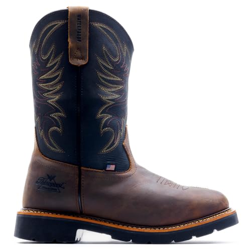 Thorogood Mens American Heritage Square Toe Wellington Waterproof