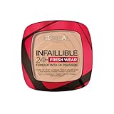 l'oreal infaillible 24h mat Applicare con una spugnetta o con un pennello su tutto il viso, Se necessario applicare una seconda passata nelle zone con più imperfezioni, Rimuovere con uno struccante o acqua micellare