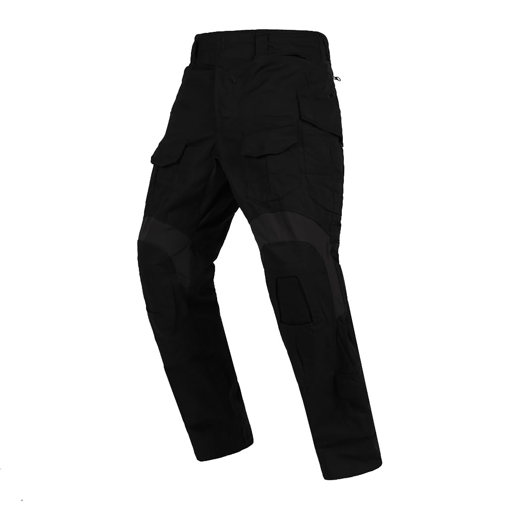 Emersongear Men's Black Gen3 Paintball Pants With Knee Pads,Military Combat Trousers Army Airsoft Combat Bdu Pants