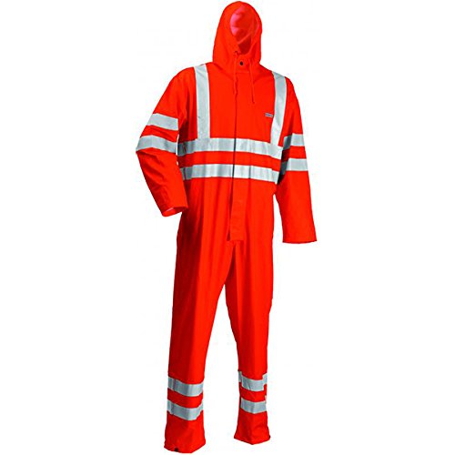 Lyngsoe LR57-05-XL Size X-Large Overall - Hi-Viz Orange
