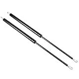 Ausschubkraft: 1000N je Gasdruckfeder, Gesamtlänge: ausgefahren ca. 590 mm / eingefahren ca. 290 mm, Hublänge: ca. 230 mm, Gehäusedurchmesser: 22 mm, Kolbenstangendurchmesser: 10 mm, Lochdurchmesser: 8mm